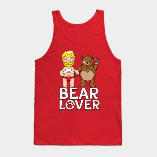 Bear Lover Blond Tank Top